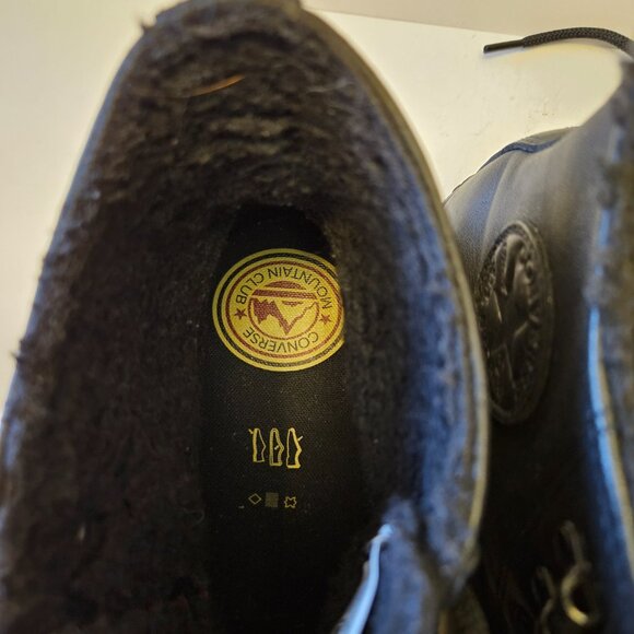 Converse Chuck Taylor All Star Leather High Top Boots Warm Unisex M9 W11 - Picture 11 of 15